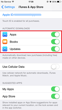 Enable Auto-Download on iPhone