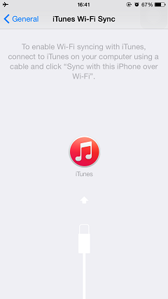 Connect iPhone to iTunes