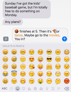 iOS 10 Messages Emoji