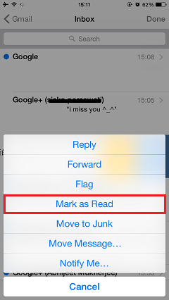 Mark Email as Read
