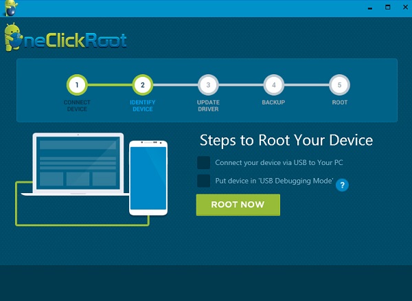 OneClick Root: Connect Android to PC