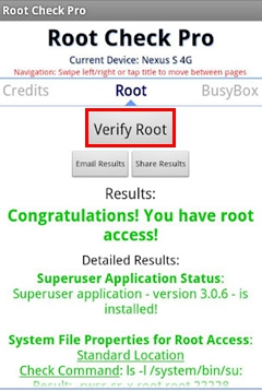 Verify Root