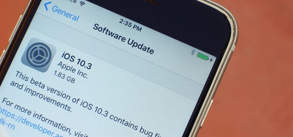 Software Update iOS 10