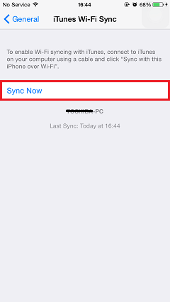 Sync iPhone with iTunes Wirelessly