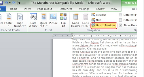 How To Restart Page Numbering In Word